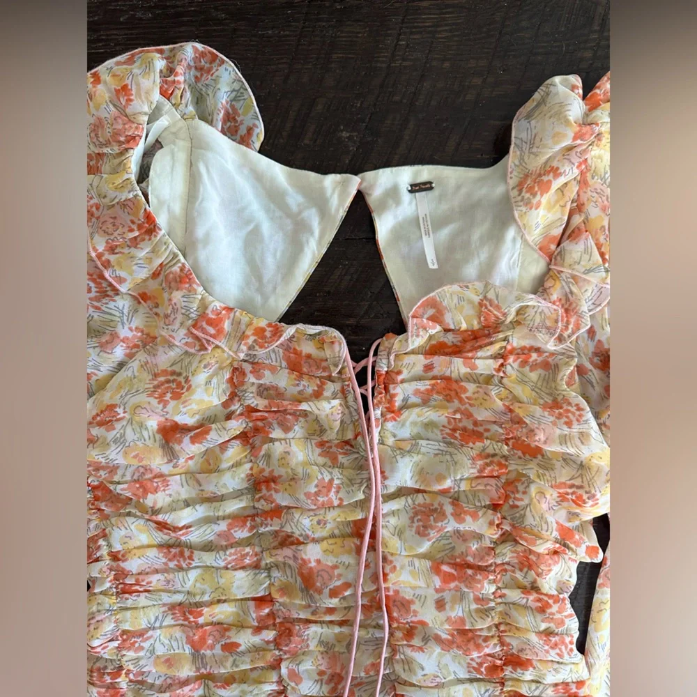 Free People Floral Mabel Blouse - Picture 3 of 9